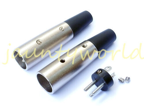 1PCS MicrophPatch XLR Male Plug Connector 3-pin
