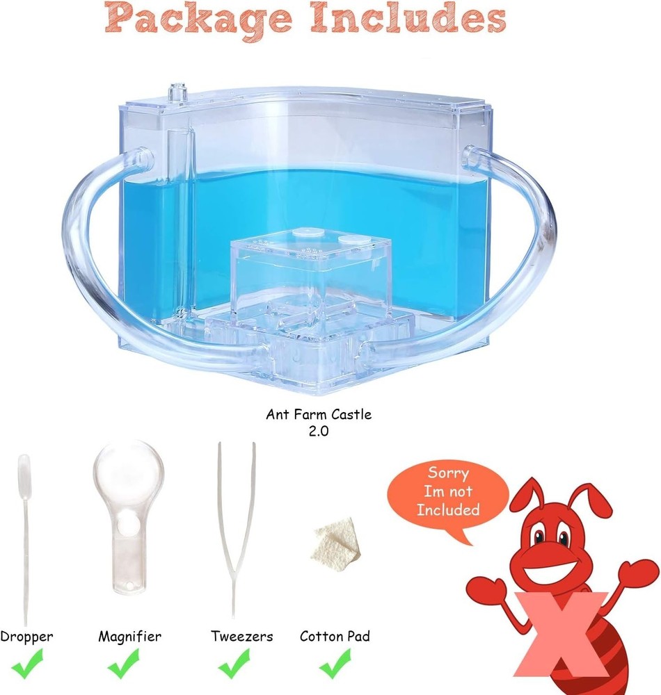Ant Farm Castle 2.0 Science Kit - Explore Insect Behavior Safely