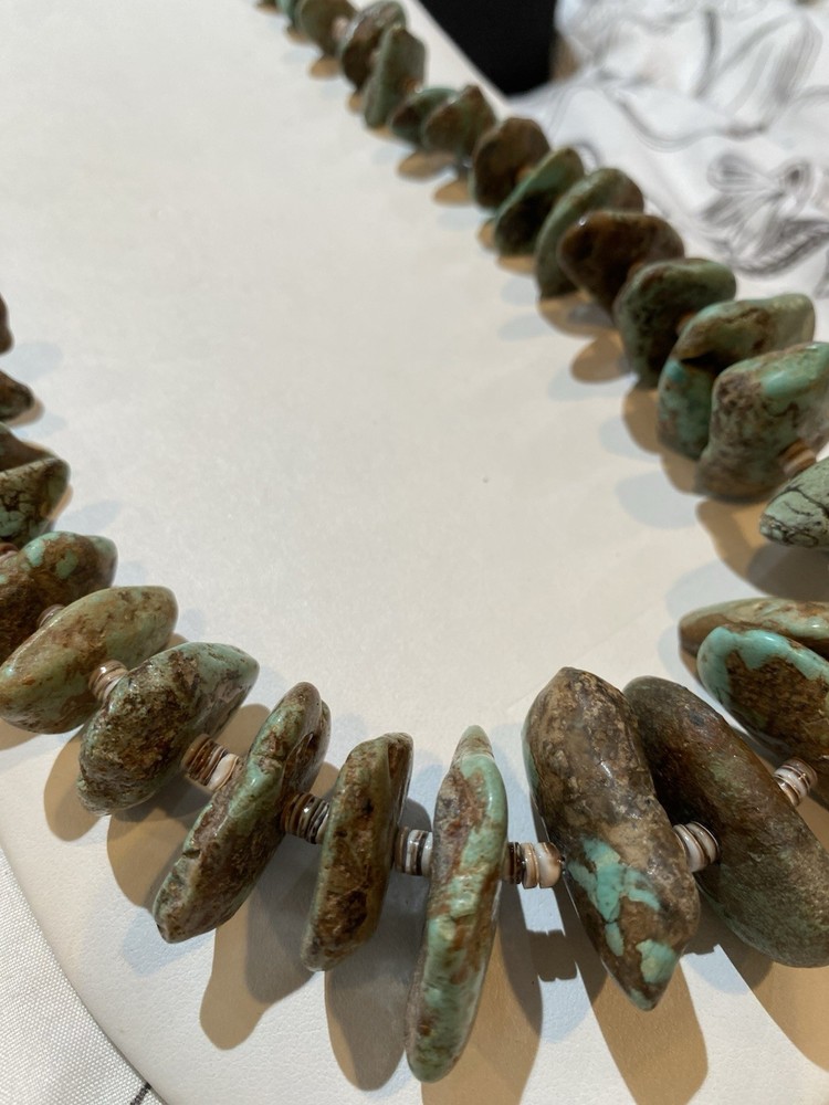 Large Turquoise Indian Necklace