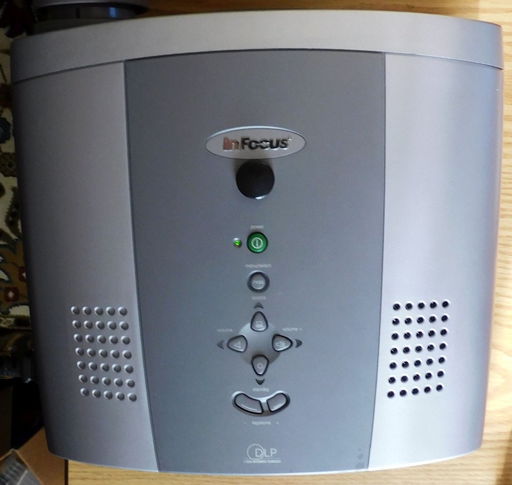 InFocus Projector Model LP500 with Remote and Cables, Working