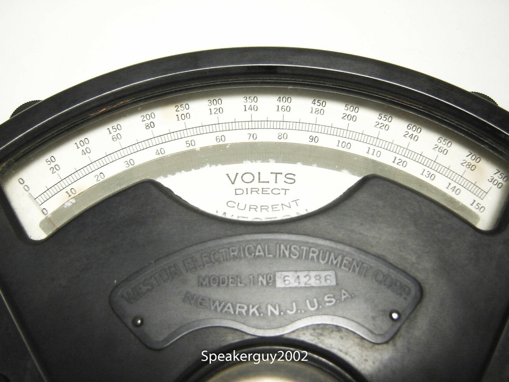 Weston Model 1 DC- Direct Current Milliammeter / 64286 -- KT