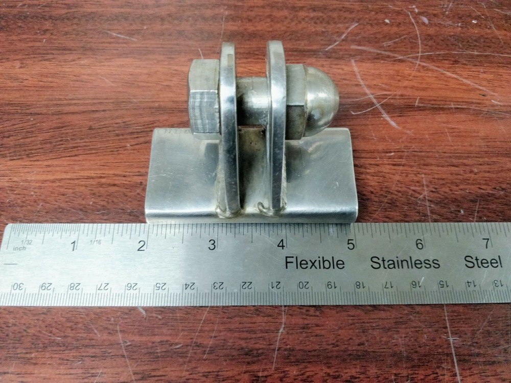 Spinnaker Mainsheet Slide, Stainless Steel