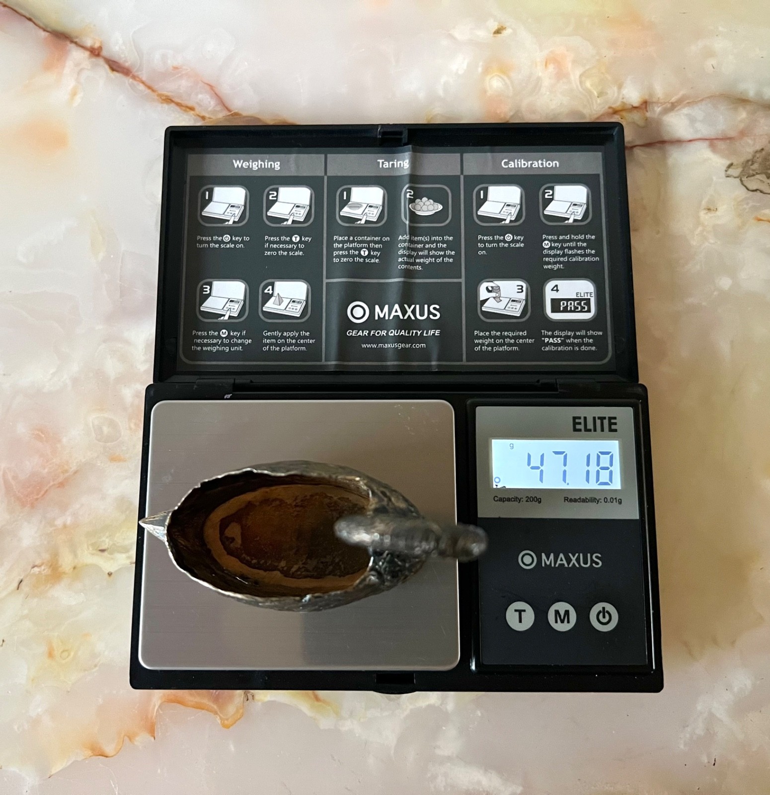 Antique/Vintage Cabbine Italy .800 Silver Swan Figural Salt Cellar Or Miniature