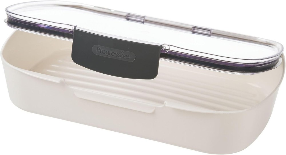 Rectangular Dishwasher Safe Deli Container with Silicone Seal & Grooved Bottom