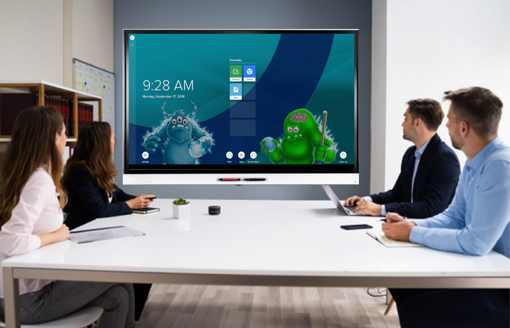 SMART Board SPNL 6065 Touchscreen Interactive Whiteboard Display for classroom