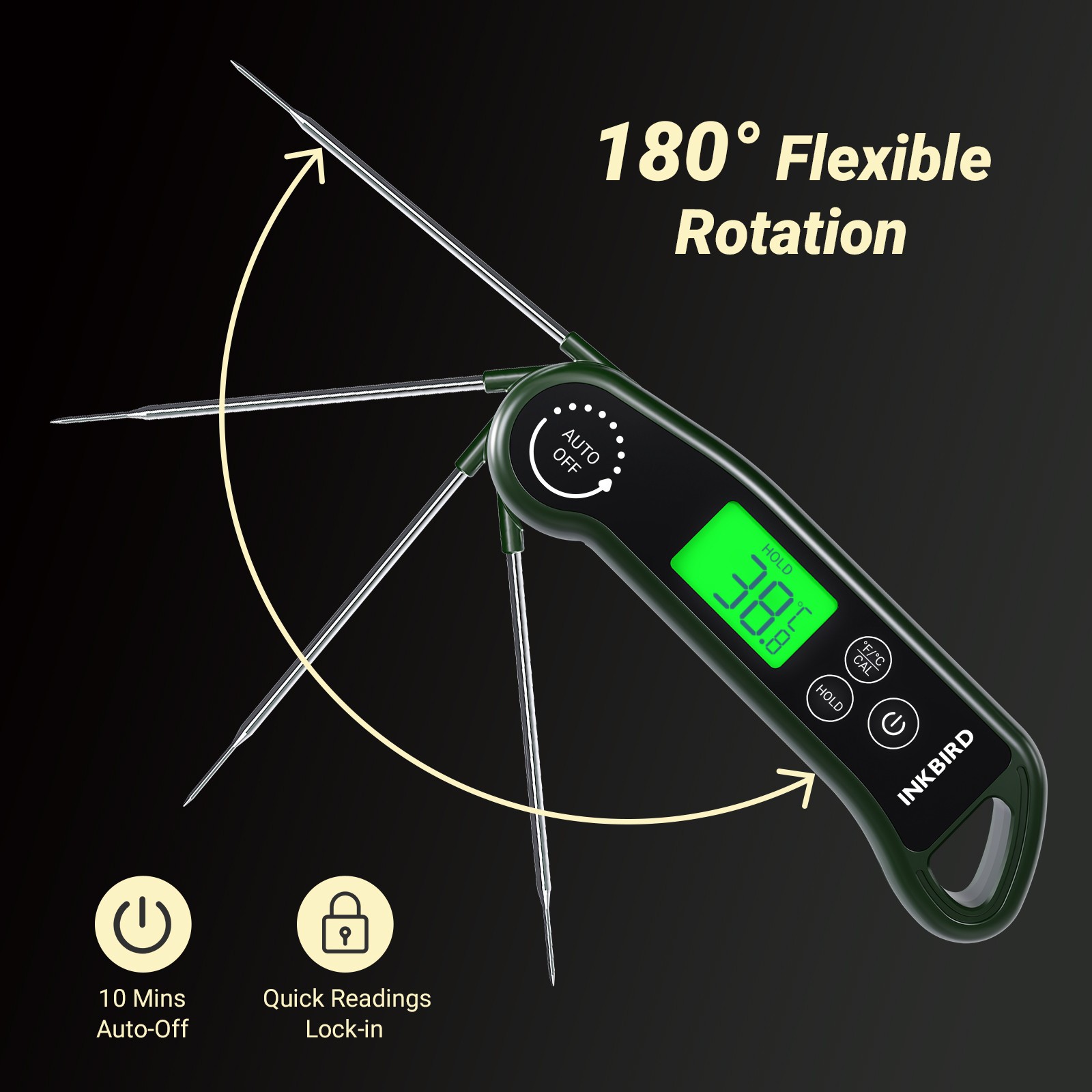 Inkbird Infared Laser Thermometer Temperature Gun Instant Read Meat Thermometer