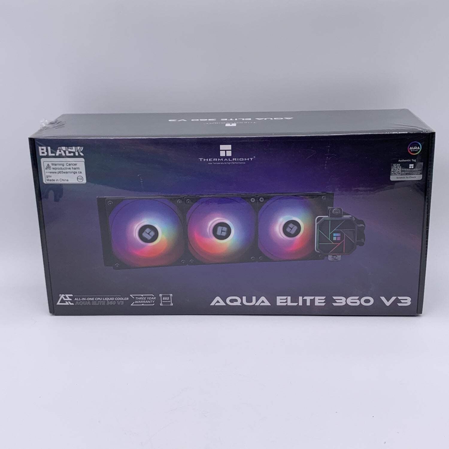 New Thermalright Aqua Elite 360 V3 All-In-One CPU Liquid Cooler TL-C12B-SV2