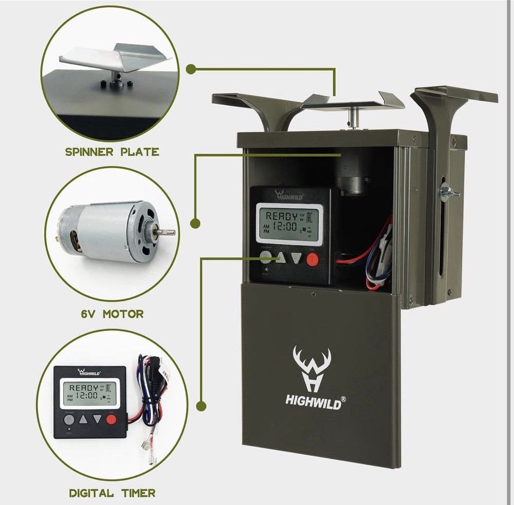Highwild 6-Volt Deer Feeder Digital Power Control Unit