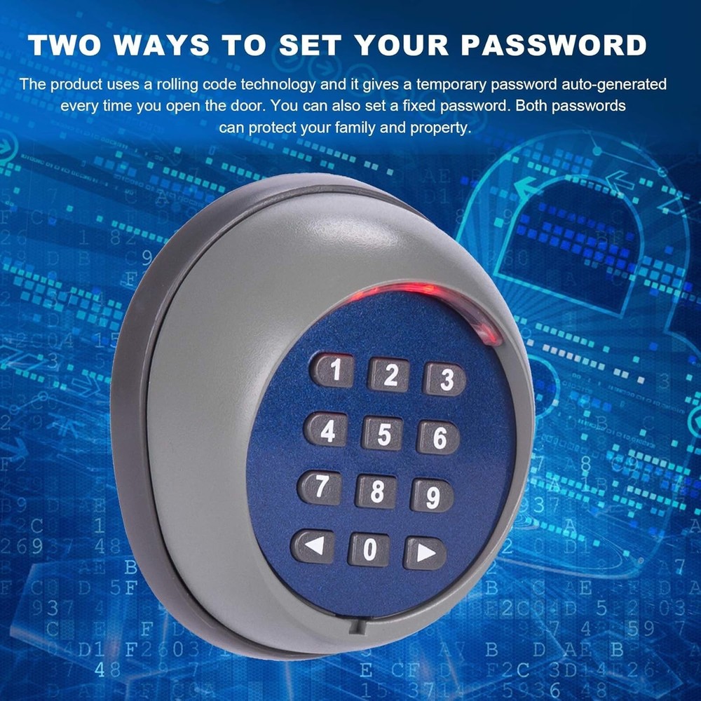 Outdoor Wireless Keypad for Sliding Gate Openers - Effortless Keyless Security