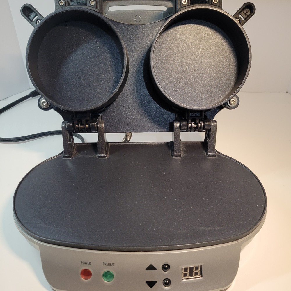 Hamilton Beach Dual Breakfast Sandwich Maker Timer Model 25490A Tested Works