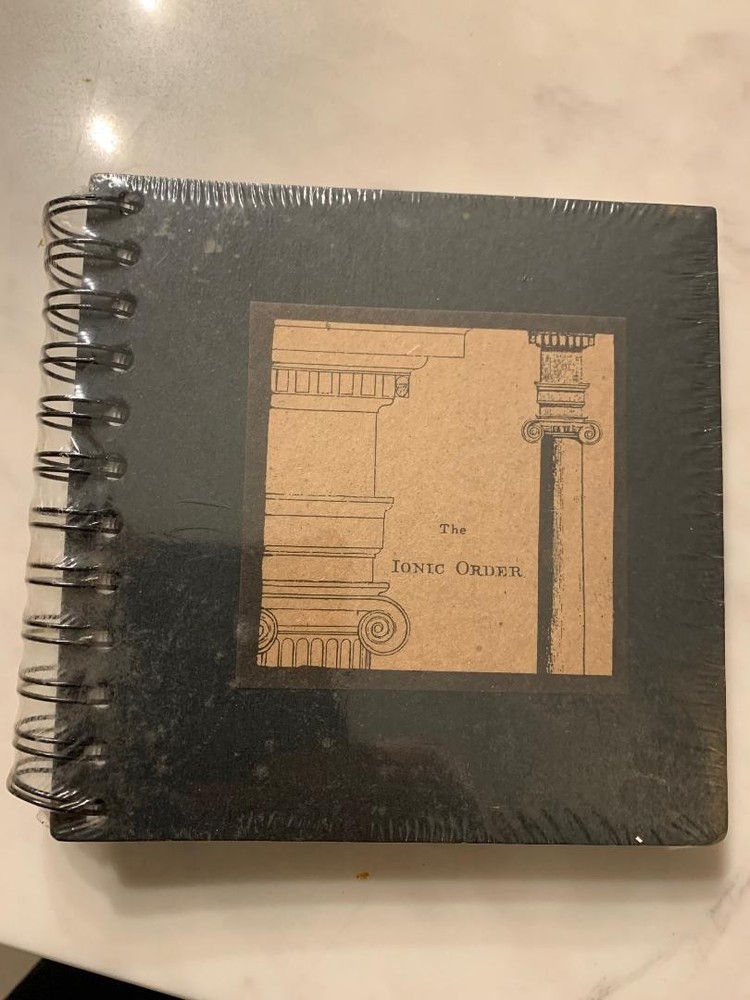 "IONIC ORDER" A Unique Image Book for Capuring Original Writing & Drawings