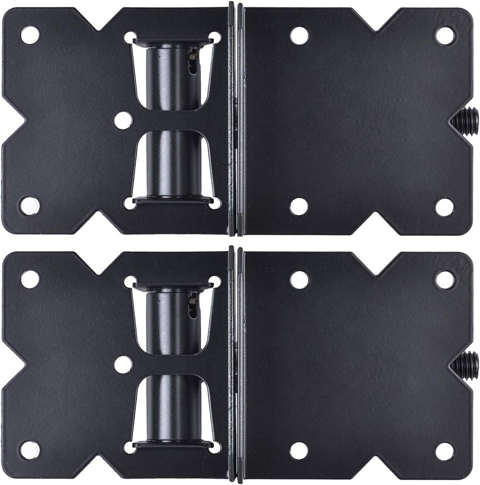 Gate Hinges with Installation Screws, 2 Set