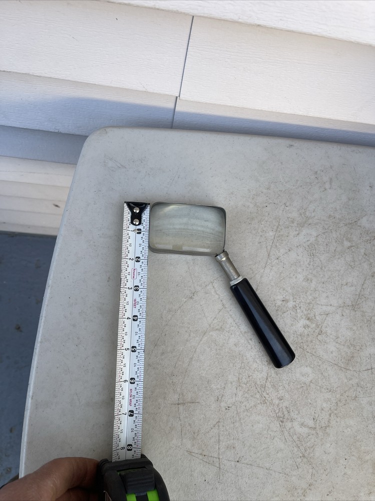 Vintage Rectangular 3x2" Reading Magnifying Glass