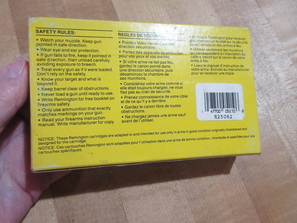 Empty Ammo Box Remington 25-06 with insert (w15) # 36