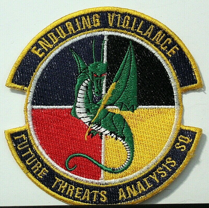 US Air Force Future Threats Analysis Squadron Full Colored Patch Insignia