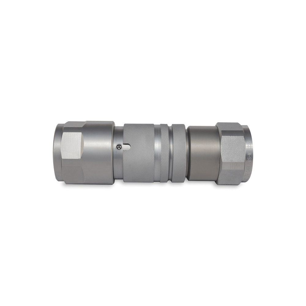 1″ Flat Face Hydraulic Quick Couplers Set - 1-1/4″ SAE Thread