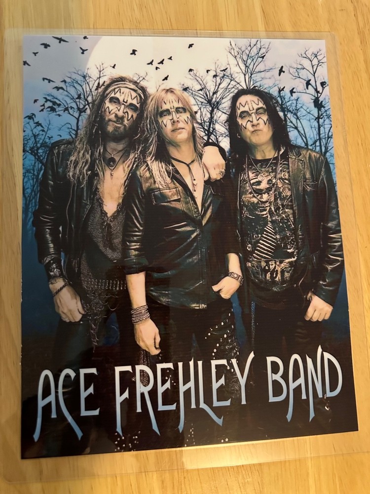 Kiss Ace Frehley 2025 Laminated Band Dressing Room Sign