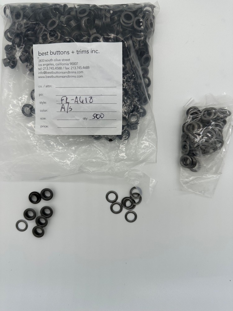 3mm grommets eyelets including setting dies for kick-press machine