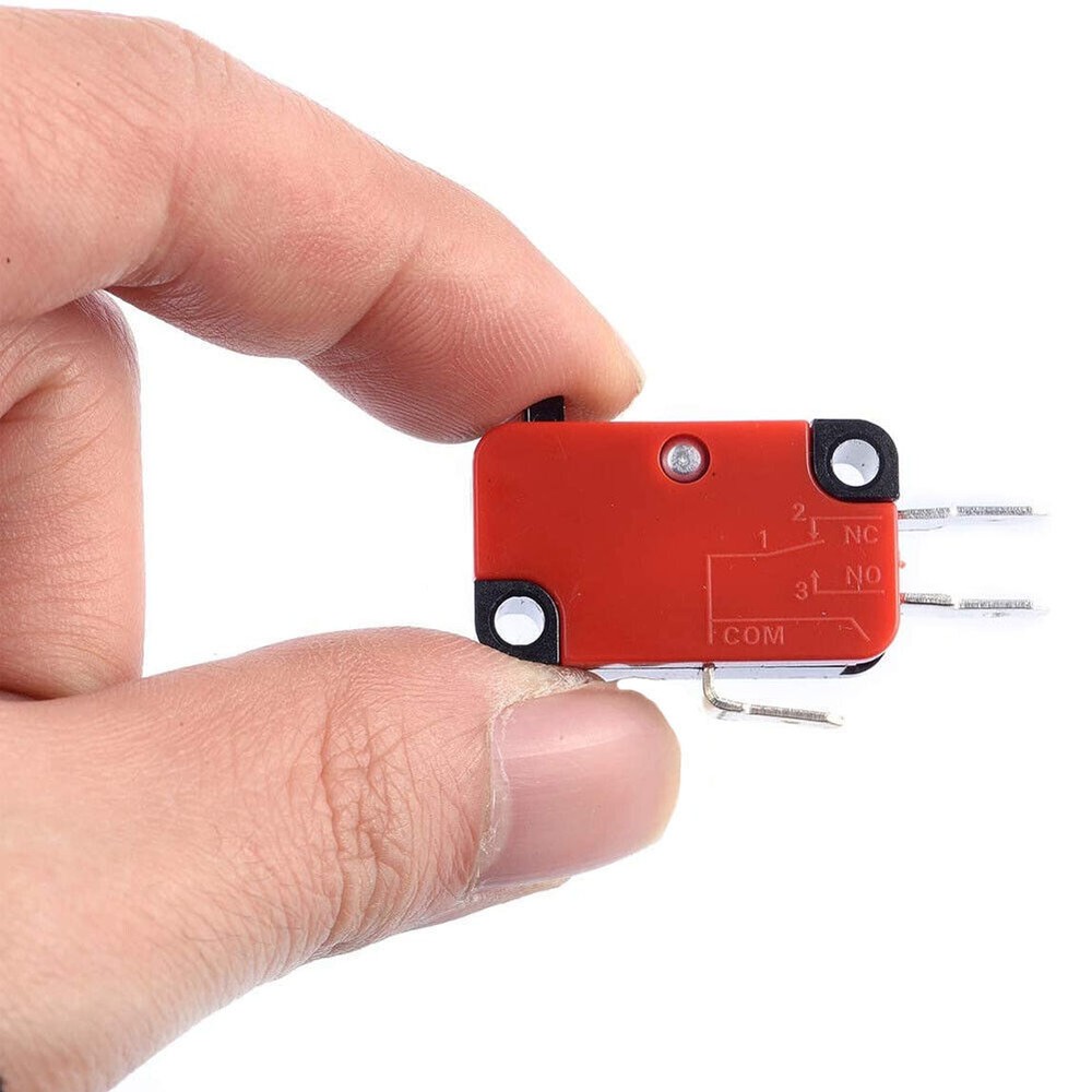 10 PCS Micro Limit Switch V-15-1C25 SPDT Momentary Snap Button AC 250V 15A