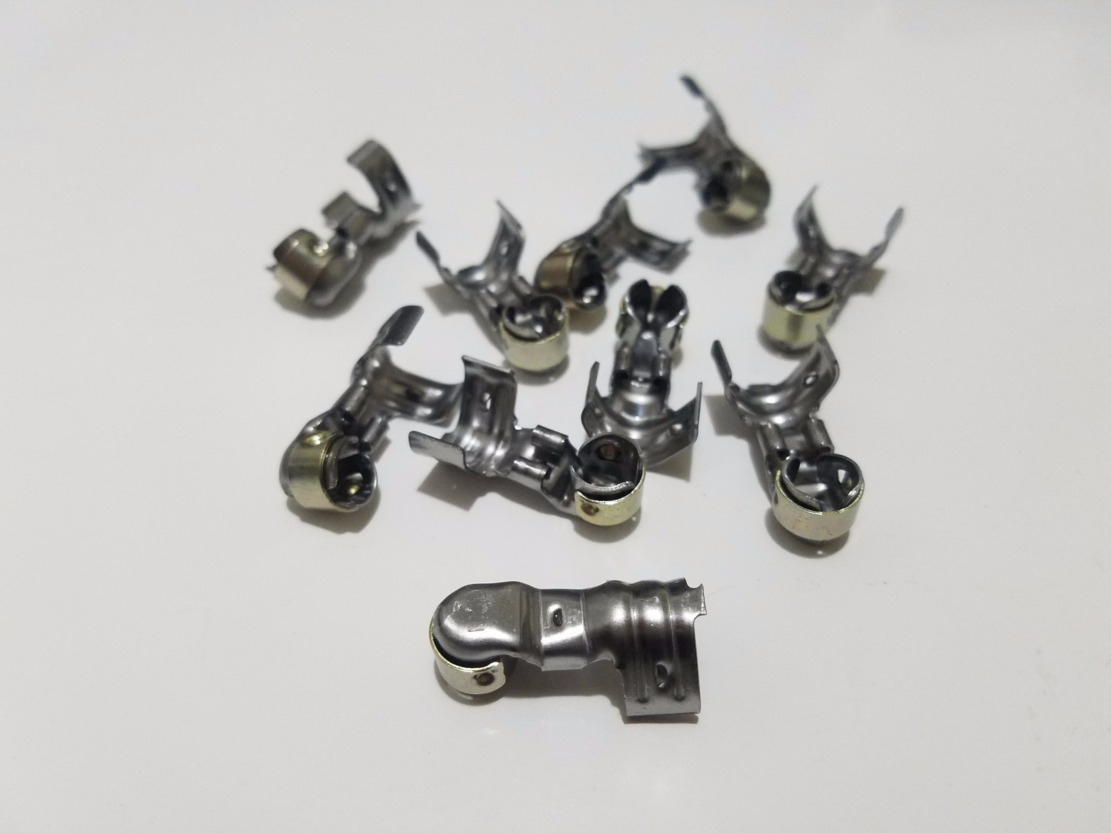 MSD Spark Plug Wire Terminal 34615-8 Dual Crimp 8.5mm 90 deg 8 pack Stainless