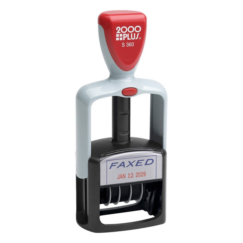 2000PLUS 038863 Self-Inking Message Date Stamp 4YDC9