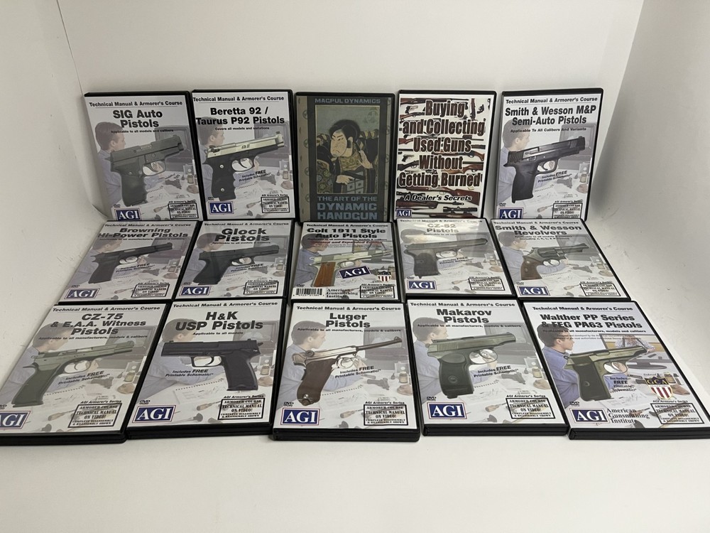 Advanced Pistol Training & Armoring Bundle (18 DVDs, 15 Courses)