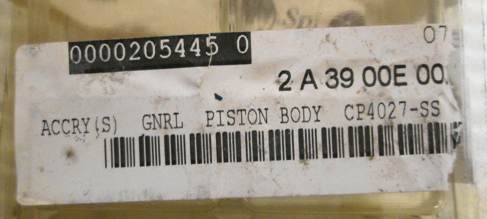 Spraying Systems CO CP4027-SS General Piston Body