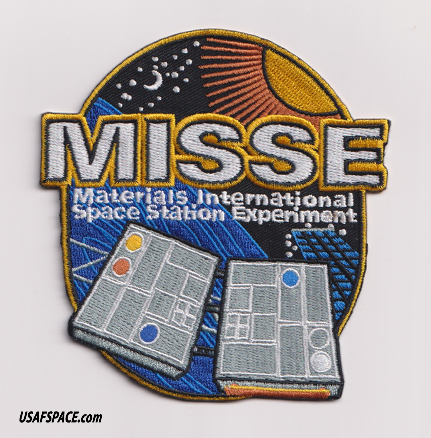 Authentic MISSE- NASA SPACEX ISS Mission- A-B Emblem SPACE PATCH