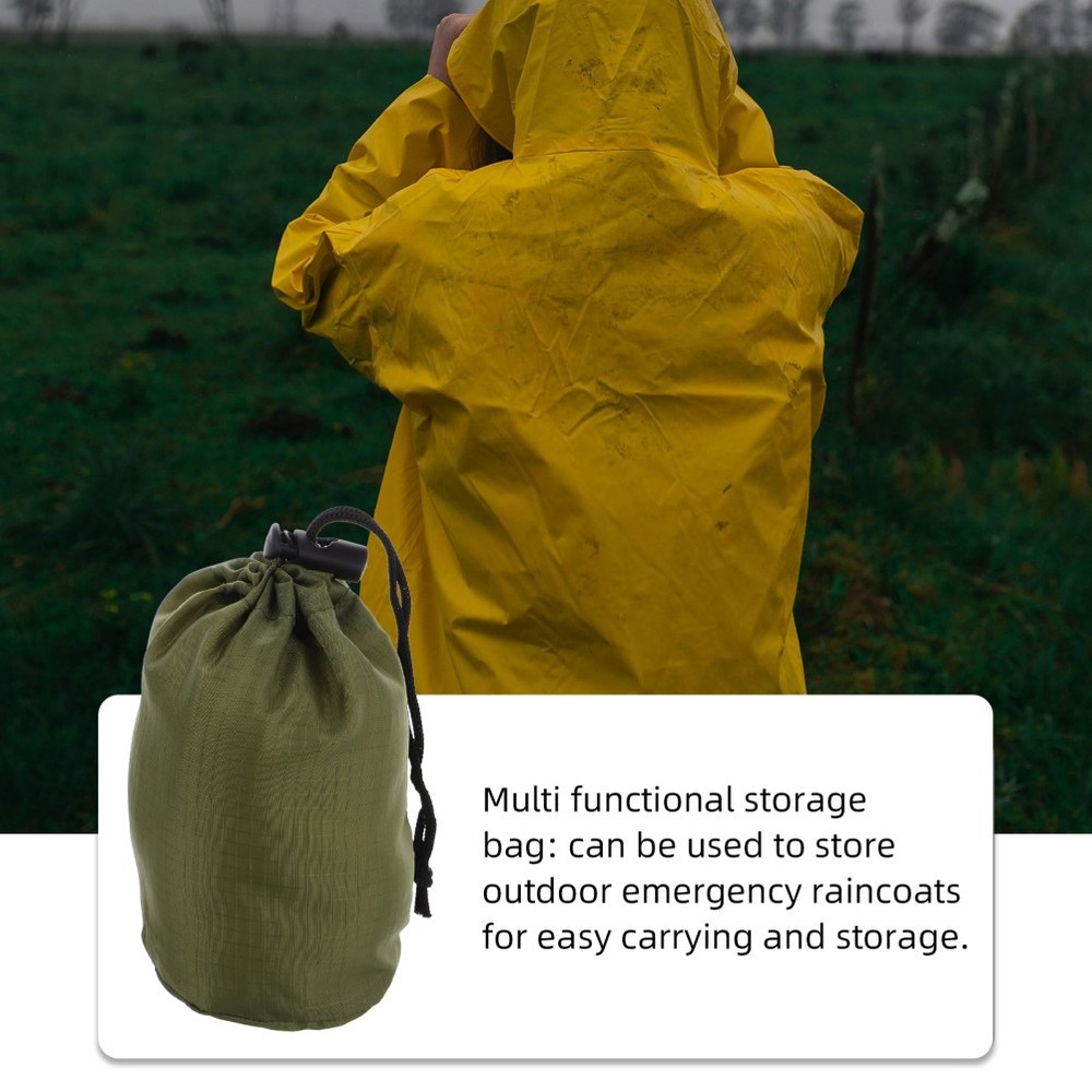 Small Waterproof Drawstring Bag Compression Stuff Sack Raincoat