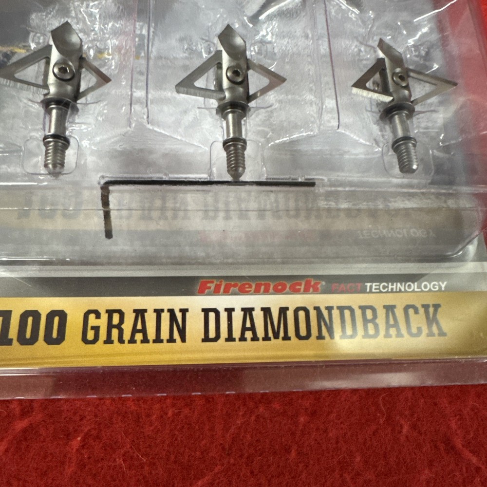 Ramcat Diamondback Fixed Blade Broadheads -100 Grain 1 1/16