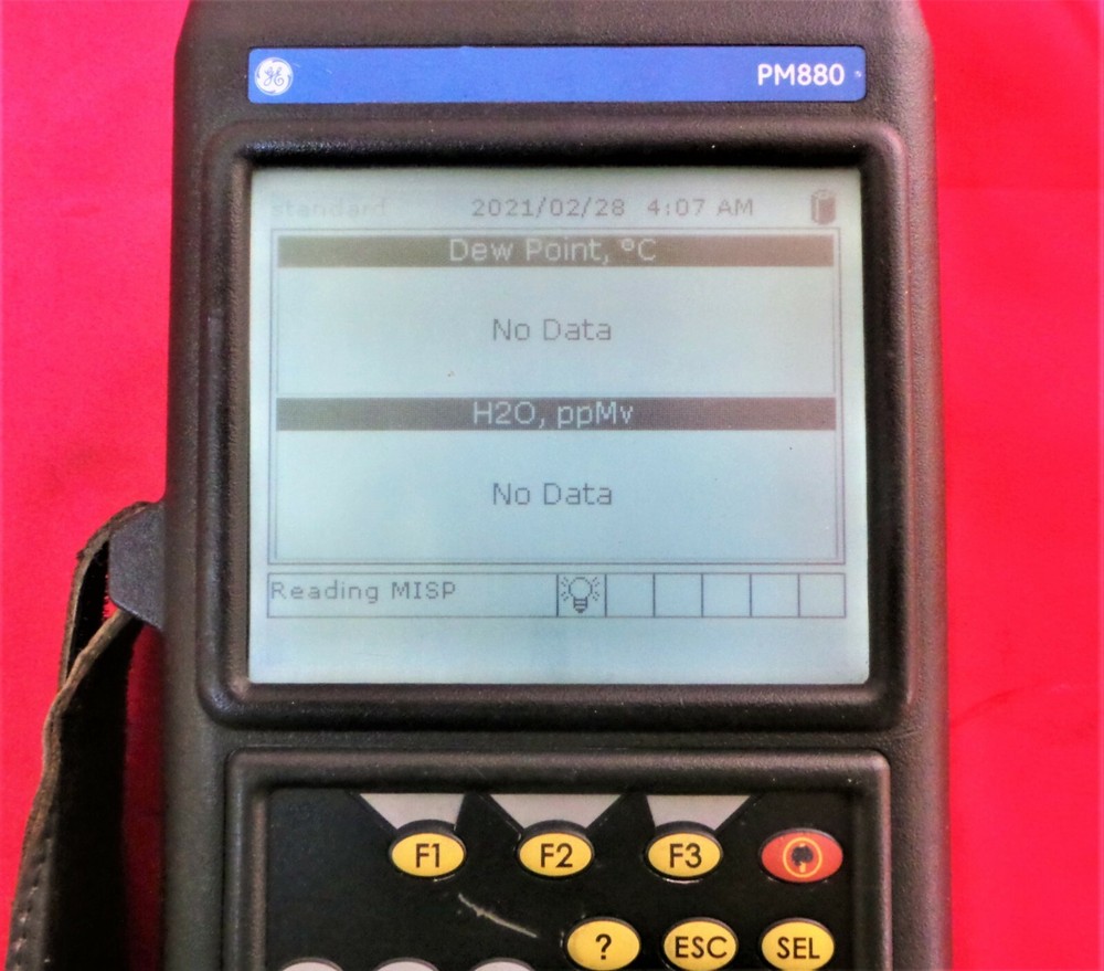 GE Panametrics PM880 Portable Hygrometer.