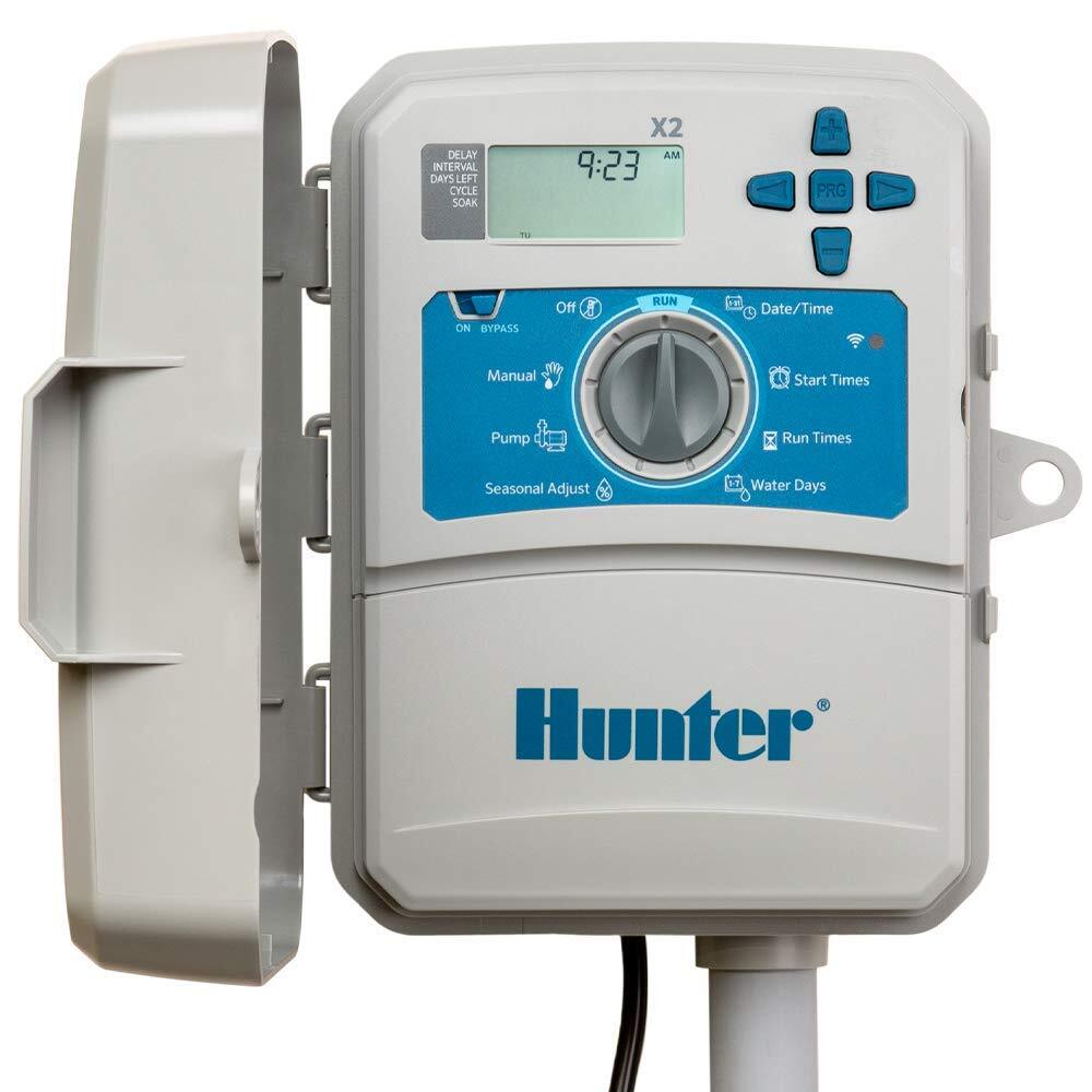 Hunter X2 WiFi Smart Irrigation Controller with Hydrawise Water Saving Tech
