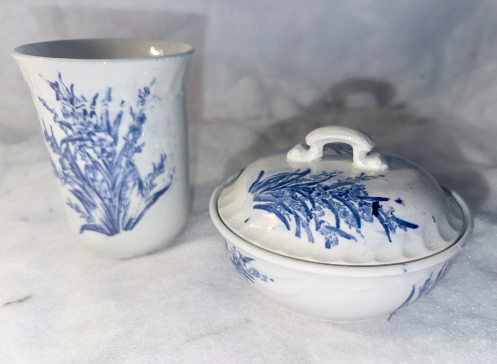 Bathroom Cup & Trinket Set
