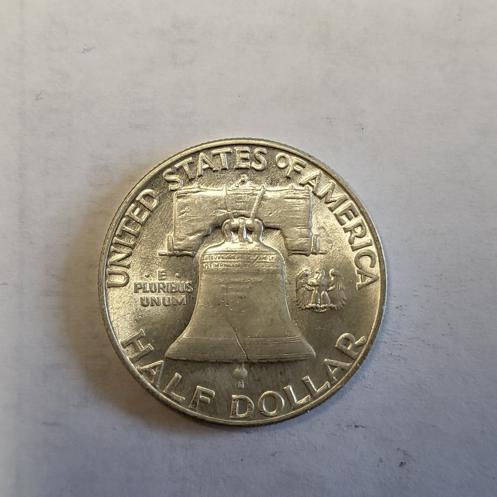 1959 D Franklin Half Dollar 90% Silver
