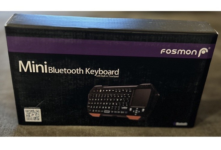 30ft Range Mini Wireless Bluetooth Keyboard w/ Touchpad for PS4 PC VR