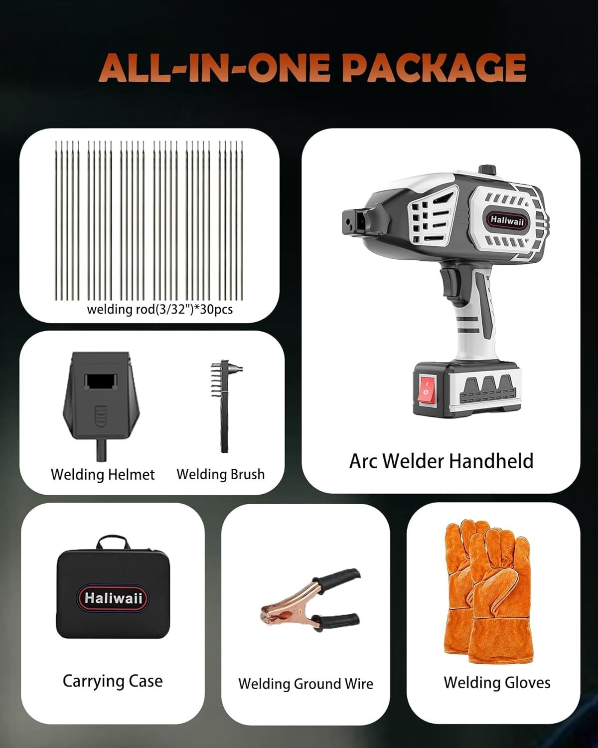 Saker Portable Electric Welding Machine,110V Portable Welder Handheld with IG