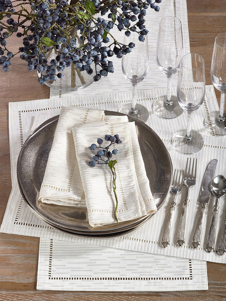 Hemstitched Design Table Décor