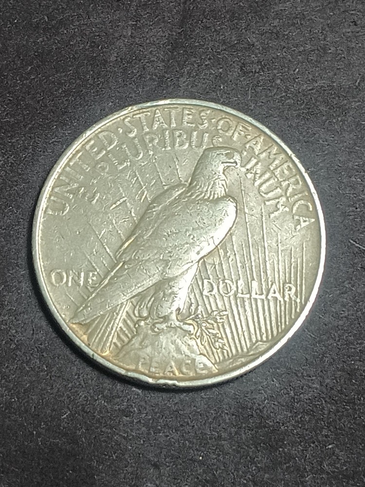 1927-D 90% FINE SILVER PEACE DOLLAR $1