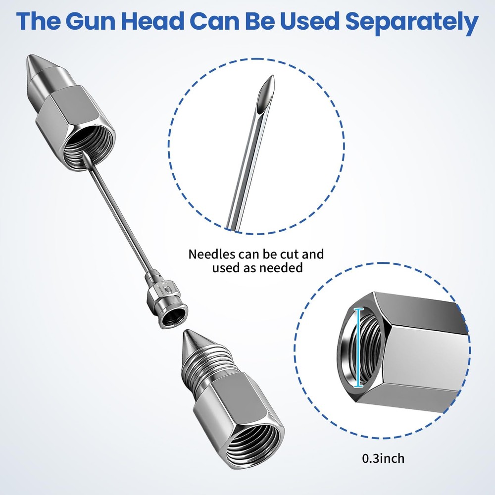 Grease Gun Needle Tips Set 7PCS Hardware Accessory Dispenser set