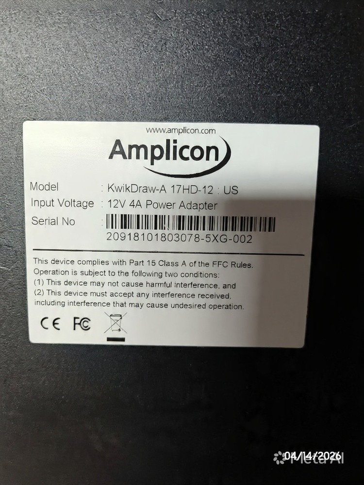 Amplicon Kwikdraw-A 17 HD-12