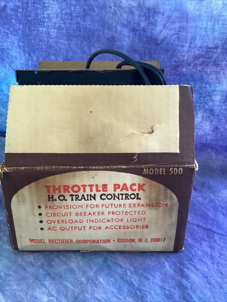 Throttle Pack Model 500 Train Control Vintage Model Rectifier