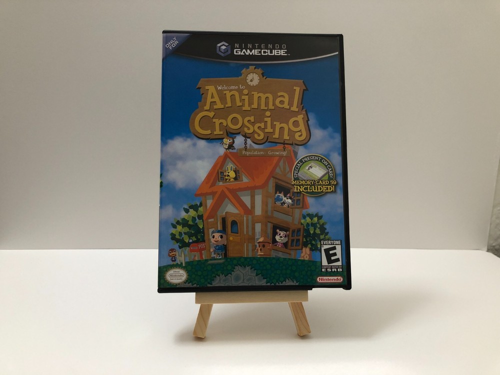 Replacement GameCube Case for Animal Crossing