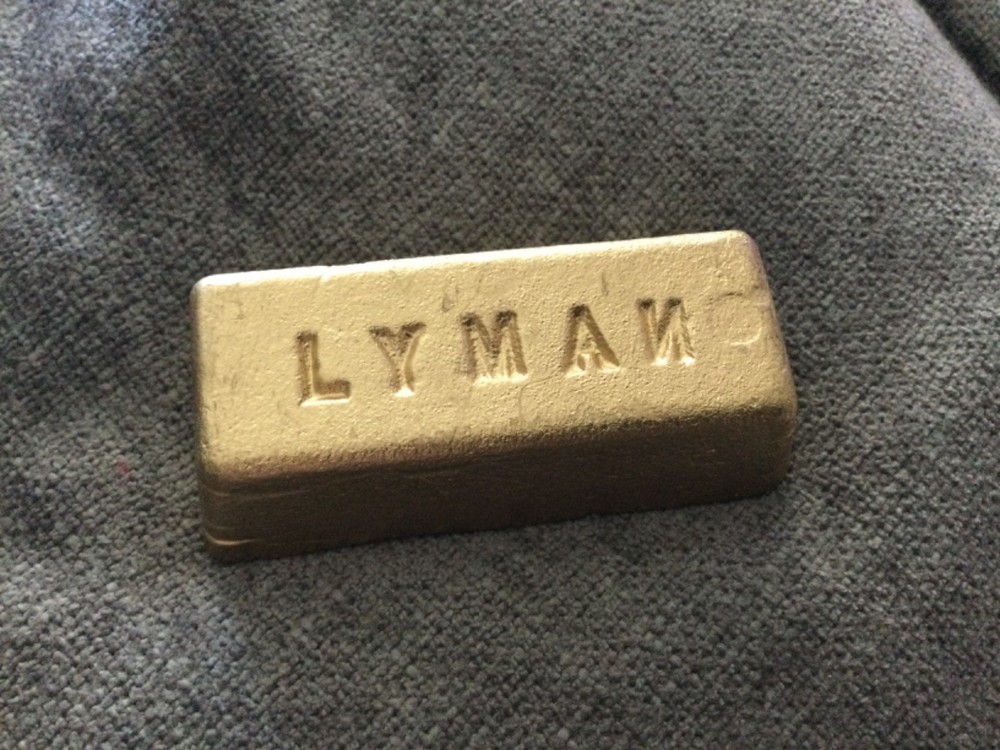 one+ pound gold bar (see discription)