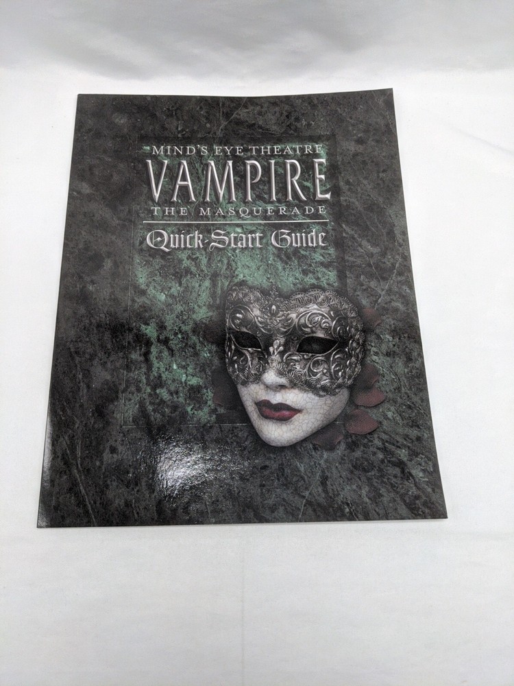 Minds Eye Theatre Vampire The Masquerade Quick Start Guide Book