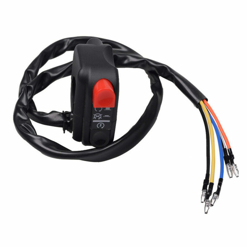 22mm Motorcycle Bar Ignition Switch On Off Starter Engine Start Kill Push Button