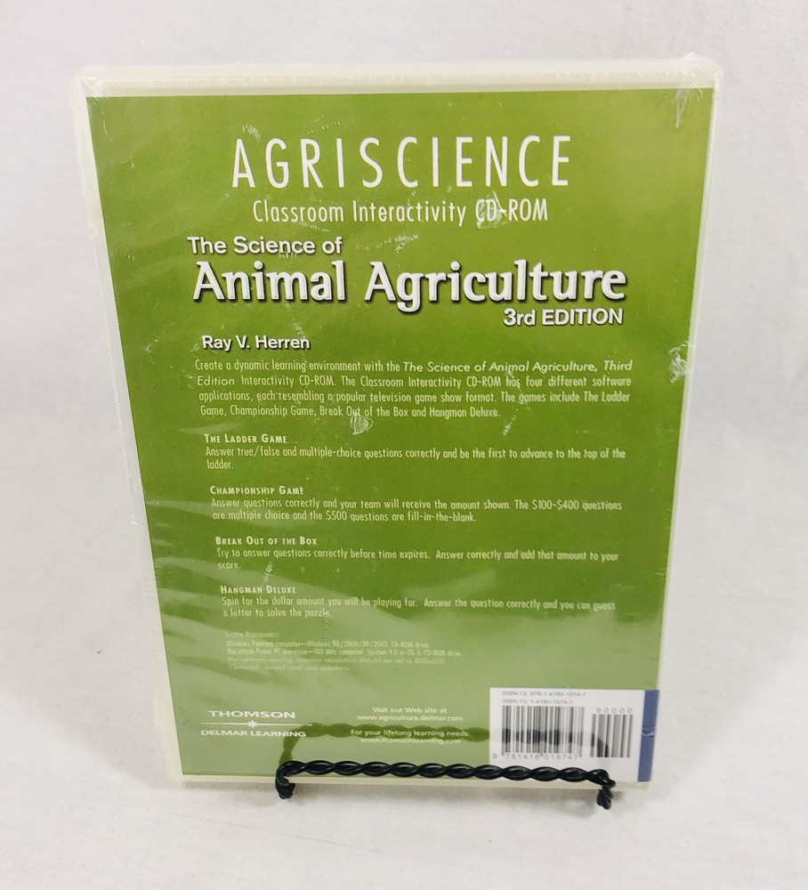 Thomson Delmar Learning Agriscience Classroom Interactive Sealed CD-ROM 3rd Ed