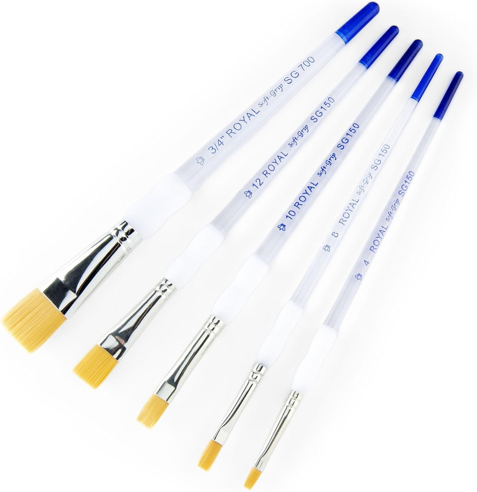 SG-304 5 Piece Flat Brush Set