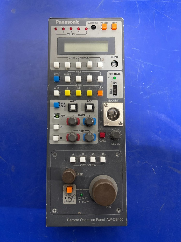 Panasonic Multi-Camera Remote Operation Panel AW-CB400N For Parts