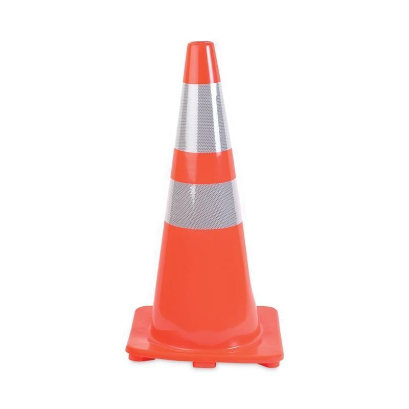 Traffic Cone Reflective Safety Sturdy Stackable Durable Storage 28in Height New