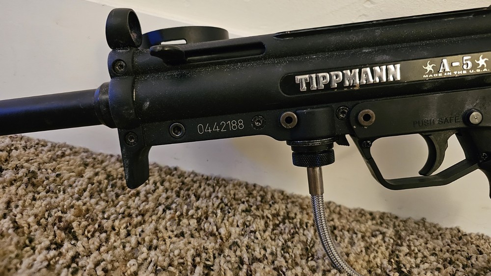 Tippmann A-5 Paintball Gun used *Untested*